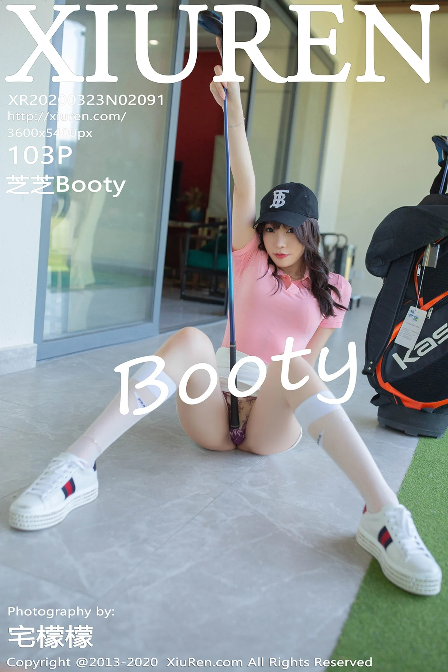 [XiuRen秀人网]VOL.2091 女神芝芝Booty高尔夫主题户外半脱露性感内衣撩人诱惑写真103P-秀人网官方网站